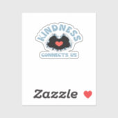 Kindness verbindet uns Classic Aufkleber (Blatt)