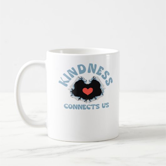 Kindness verbindet uns Classic Kaffeetasse (Links)
