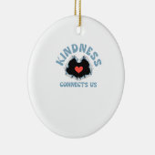 Kindness verbindet uns Classic Keramik Ornament (Rechts)
