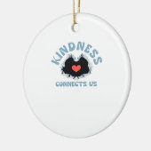 Kindness verbindet uns Classic Keramik Ornament (Links)