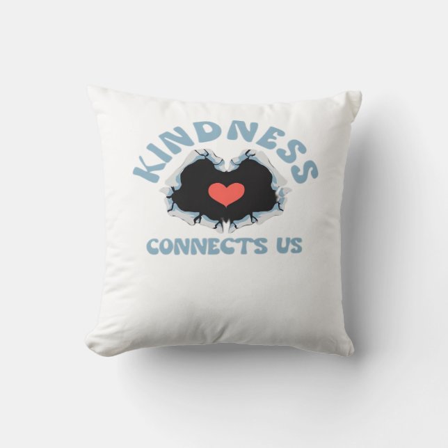 Kindness verbindet uns Classic Kissen (Vorderseite)