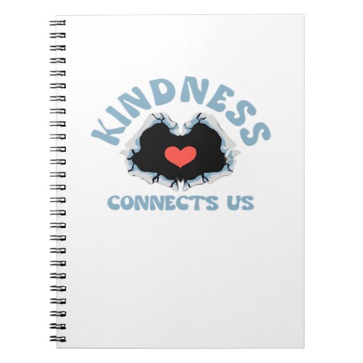 Kindness verbindet uns Classic Notizblock (Vorderseite)