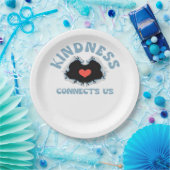 Kindness verbindet uns Classic Pappteller (Party)