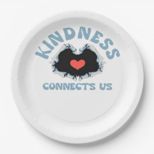 Kindness verbindet uns Classic Pappteller