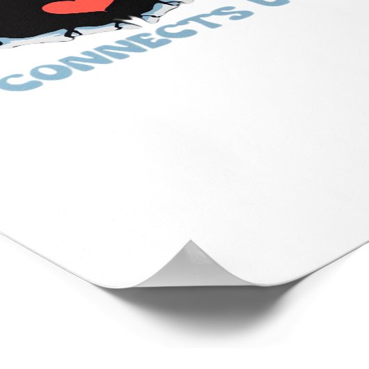 Kindness verbindet uns Classic Poster (Ecke)