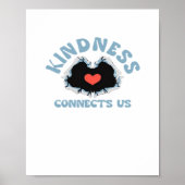 Kindness verbindet uns Classic Poster (Vorne)