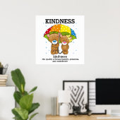 KINDNESS - Vokabularposter Poster (Heimbüro)