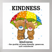 KINDNESS - Vokabularposter Poster (Vorne)