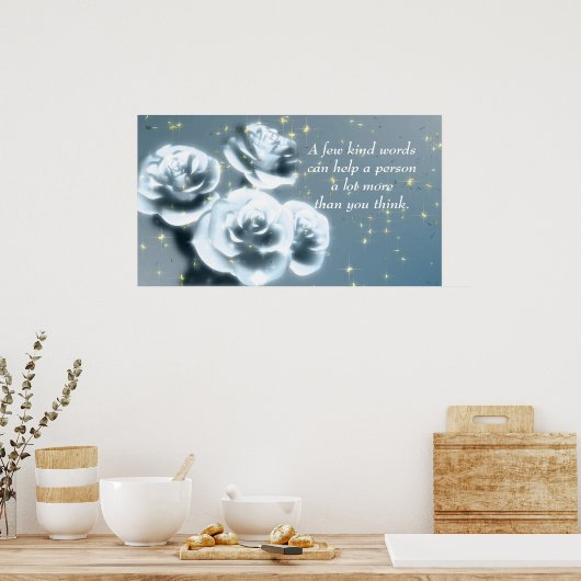 Kindness Zitat Inspiration Motivierend Poster (Küche)