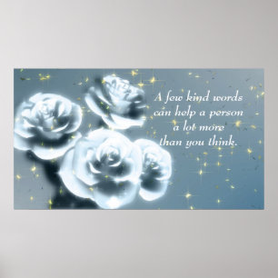 Kindness Zitat Inspiration Motivierend Poster