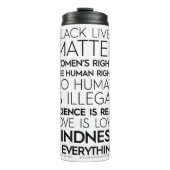 #KindnessIsEverthing thermische Tasse (Vorderseite)