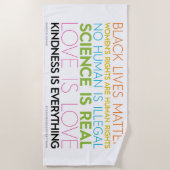 #KindnessIsEverything Badetuch (Vorderseite)