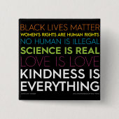 #KindnessisEverything Square Button (Vorderseite)