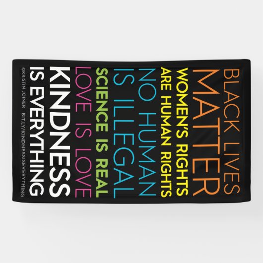 #KindnessIsEverything Vertikal-Banner Banner (Horizontal)