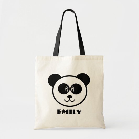 Kindniedliche PANDA Bibliotheks-Tasche Tragetasche (Vorne)
