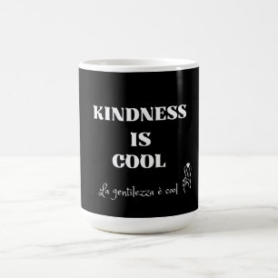 KINDNIS IST COOL zweisprachig Kaffeetasse