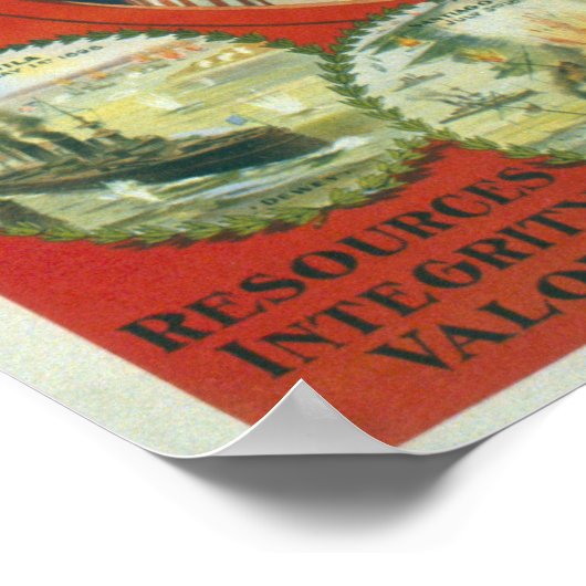 Kindred Interests - 1899. Poster (Ecke)