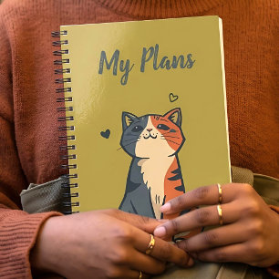 Kindred Paws Katzenliebhaber Olive Gold Person Planer