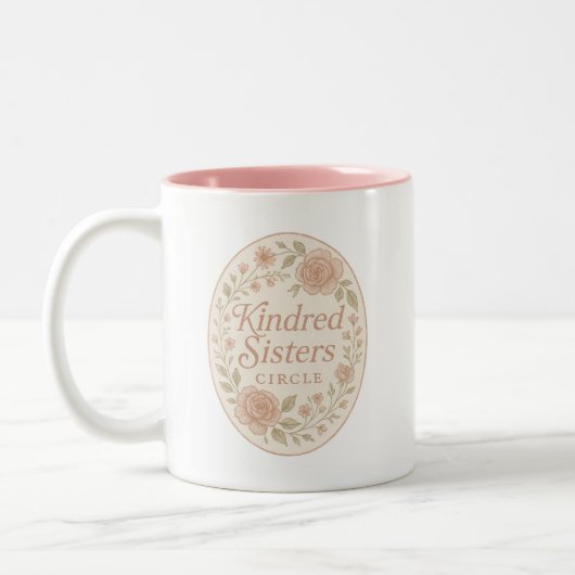 Kindred Sisters Circle Mug Zweifarbige Tasse (Links)
