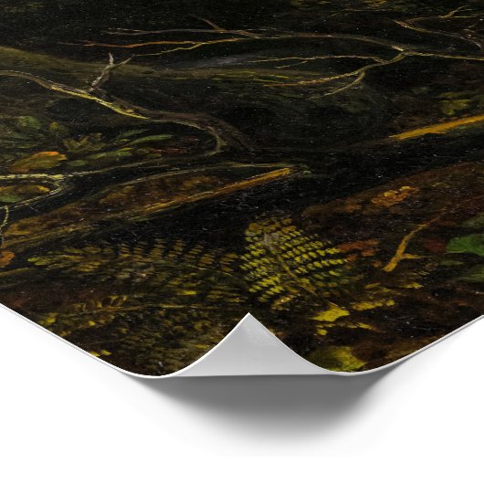 Kindred Spirits, 1849 von Asher Brown Durand Poster (Ecke)