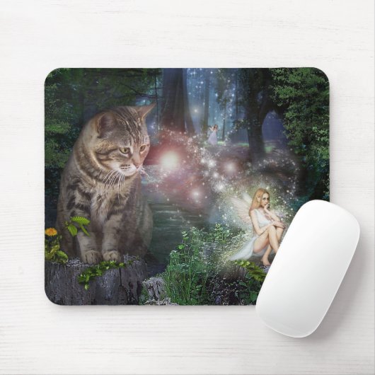 Kindred Spirits 🧚 ‍ 😽 Mousepad (Mit Mouse)
