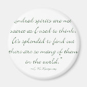 Kindred Spirits sind nicht spärlich Magnet (Vorne)