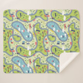 KindRoadtrip Landschaftsmuster Sherpadecke (Vorderseite (Horizontal))