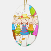 Kindspaß Keramikornament (Links)