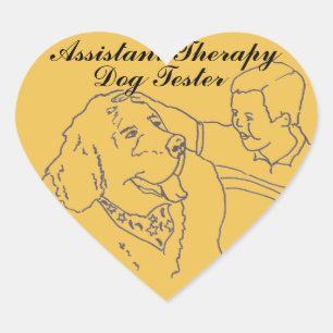 KindSticker~Assistant Prüfvorrichtung Herz-Aufkleber