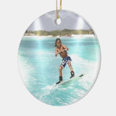 KindWakeboarding Verzierung Keramik Ornament (Links)