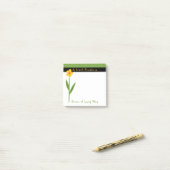 Kindzitat Gelbe Blüte Inspiration 3 X 3 Post-it Klebezettel (Auf Schreibtisch)