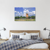 Kinerdijk. Eine Windmühle sitzt Leinwanddruck (Insitu (Schlafzimmer))