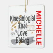Kinesiologe Lieben backen CUSTOM Keramikornament (Links)