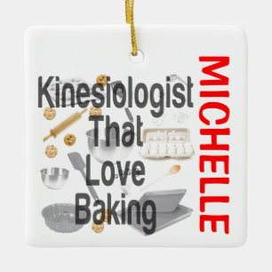 Kinesiologe Lieben backen CUSTOM Keramikornament