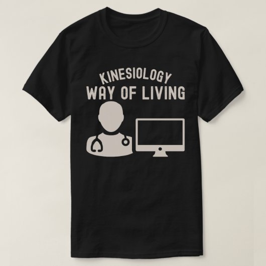 Kinesiologie - Lebensweise T-Shirt (Design vorne)