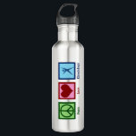 Kinesiologin Peace Liebe Kinesiology Edelstahlflasche<br><div class="desc">Friedenskinesiologie der Liebe. Ein niedliches Kinesiologe Geschenk für Personen,  die in einem Büro oder einer Praxis für Humankinesiologie arbeiten. Bestellen Sie diese jetzt für Ihr Zentrum.</div>