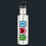 Kinesiologin Peace Liebe Kinesiology Edelstahlflasche<br><div class="desc">Friedenskinesiologie der Liebe. Ein niedliches Kinesiologe Geschenk für Personen,  die in einem Büro oder einer Praxis für Humankinesiologie arbeiten. Bestellen Sie diese jetzt für Ihr Zentrum.</div>