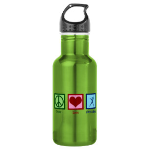 Kinesiologin Peace Liebe Kinesiology Edelstahlflasche