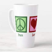 Kinesiologin Peace Liebe Kinesiology Milchtasse (Linke Ecke)