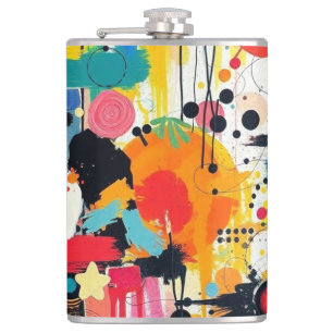 Kinetic Color Burst Flachmann