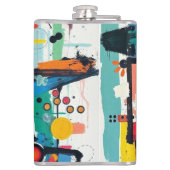 Kinetic Color Burst Flachmann (Rückseite)