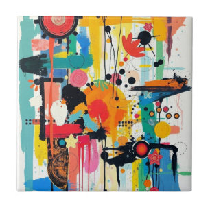 Kinetic Color Burst Fliese