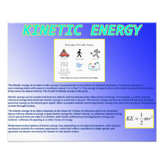 Kinetic Energy Fotodruck