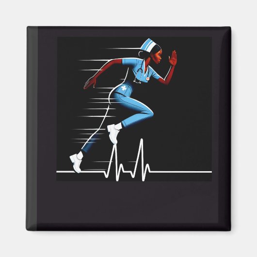 Kinetic Energy Nurse Magnet (Vorne)