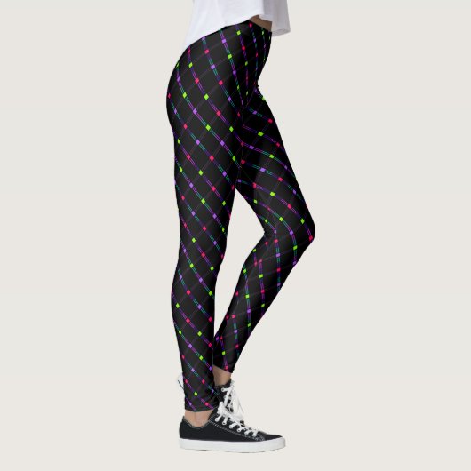 Kinetic Kariert Print Leggings (Rechts)