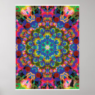 Kinetic-Kollage-Kaleidoskop-Poster Poster