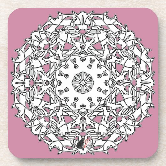 Kinetic Octa Glyph Dawn Untersetzer (Vorderseite)