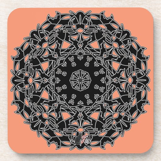 Kinetic Octa Glyph Dusk Untersetzer (Vorderseite)