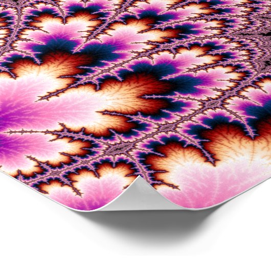 Kinetical - Mandelbrot Art Poster (Ecke)