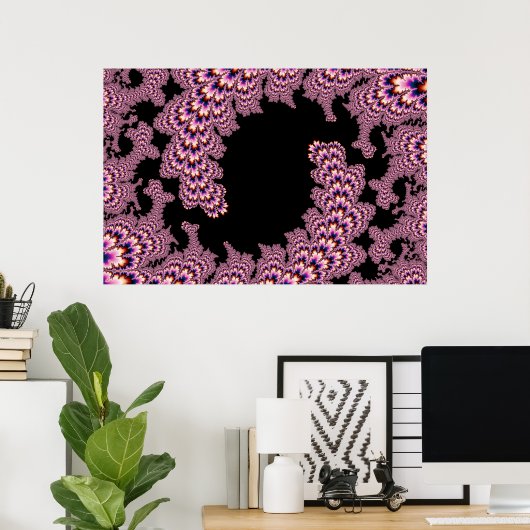 Kinetical - Mandelbrot Art Poster (Heimbüro)